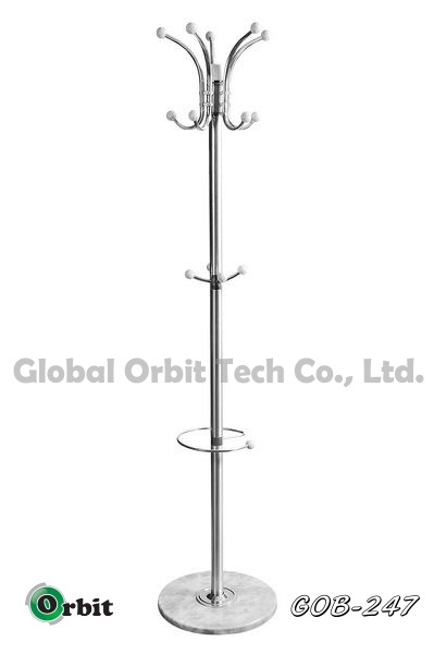 clothes tree hanger corner metal standing coat rack