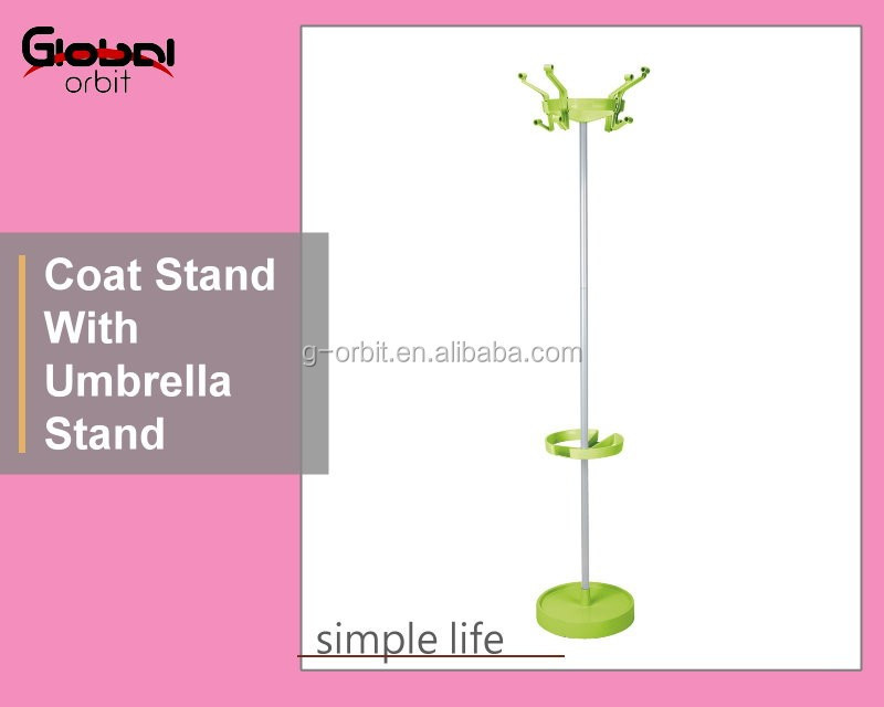 Unique coat stand with umbrella display holder