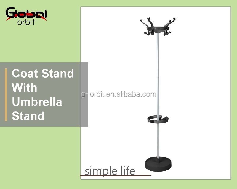 Unique coat stand with umbrella display holder