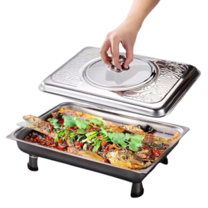 Food Warmers square shape stainless steel buffet portable chafing dish