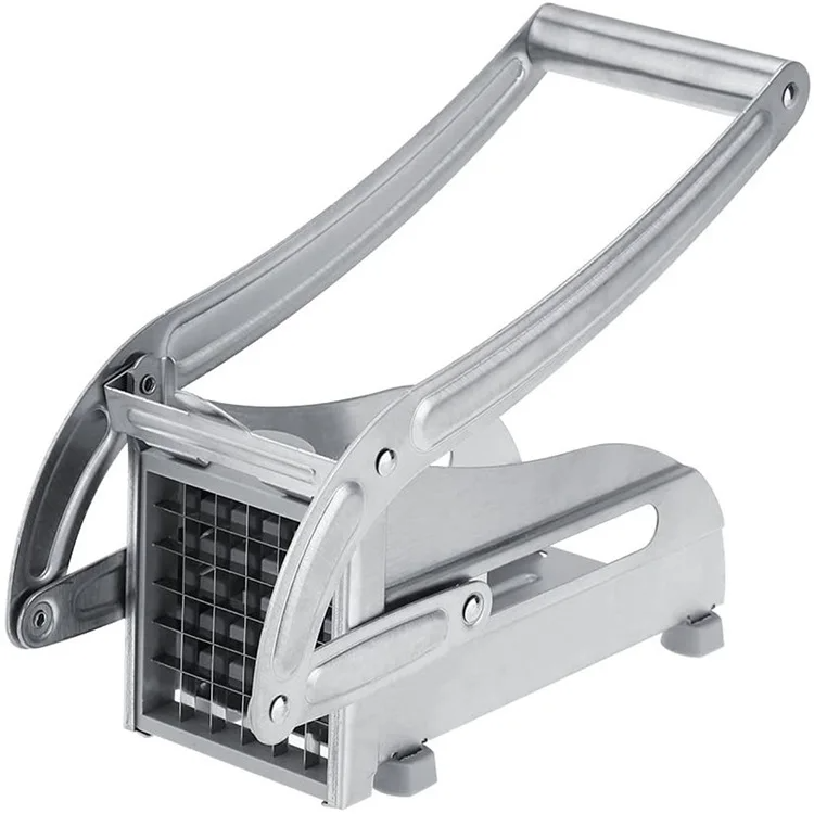 Potato Grid Slicer Chopper Stainless Steel Potato Chips Maker French Fry Cutter Potato Cutter