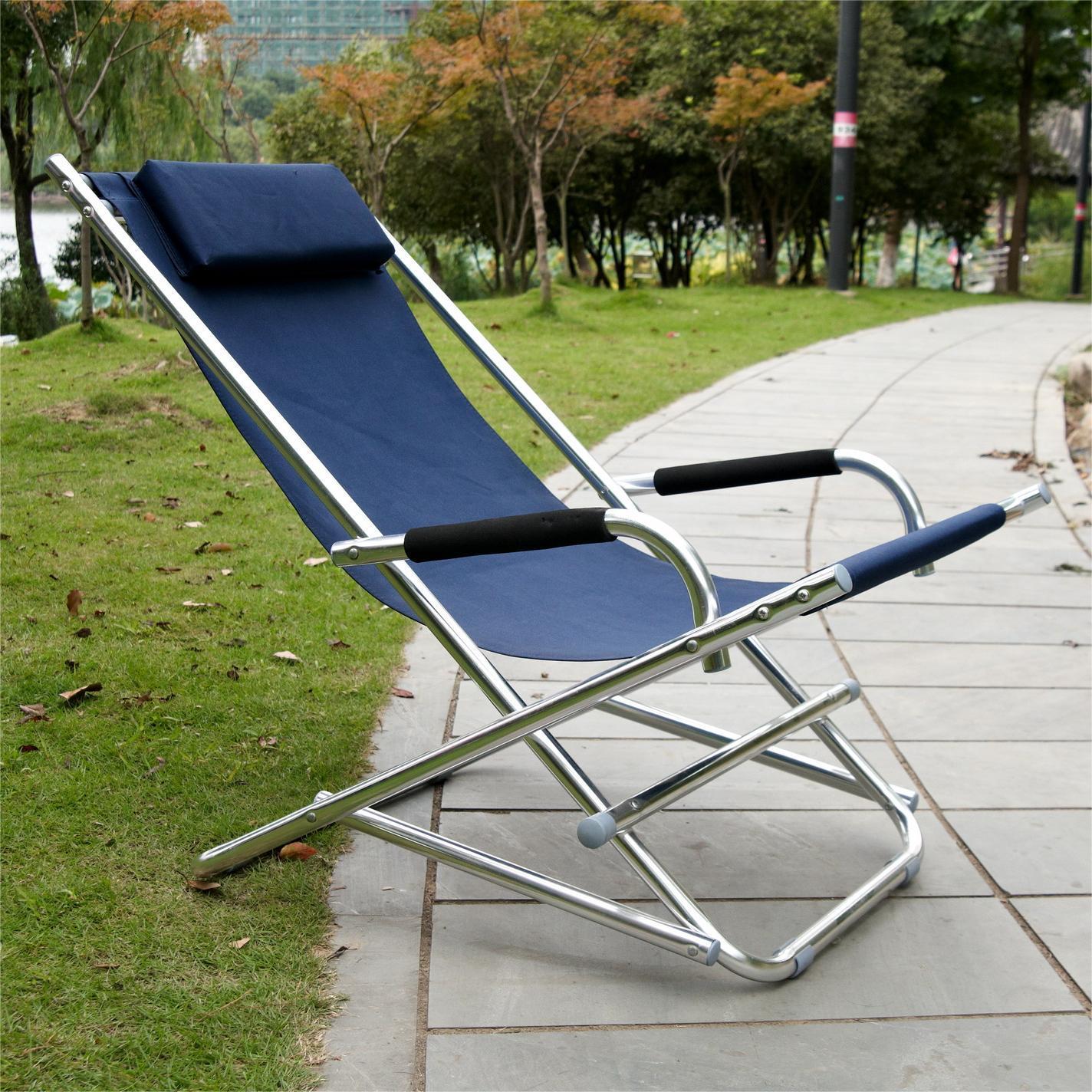 Wholesale Swing Camping Chair Hot Sale Cheap Commercial Pool Leisure Camping Rocking Chair Beach Chairs