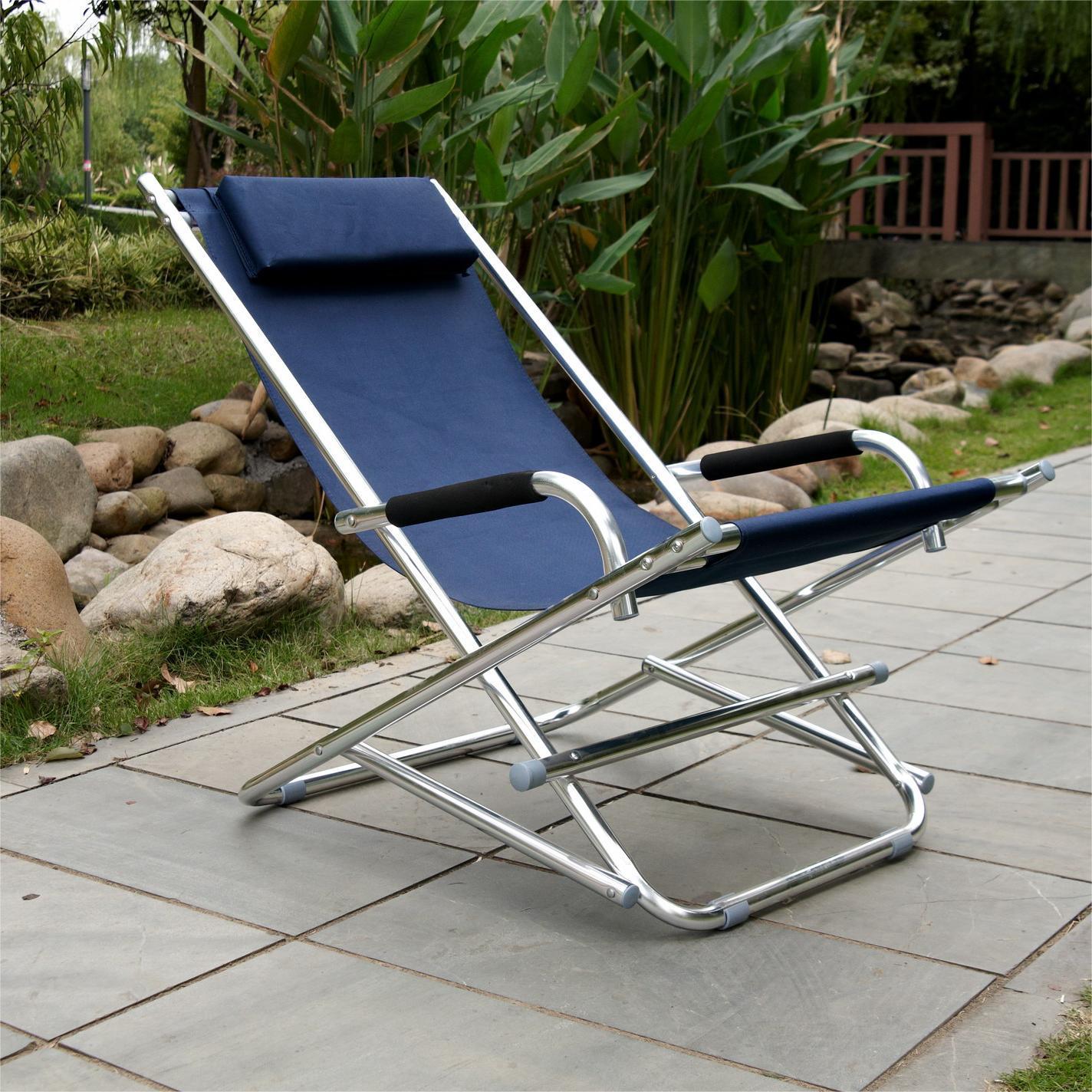 Wholesale Swing Camping Chair Hot Sale Cheap Commercial Pool Leisure Camping Rocking Chair Beach Chairs