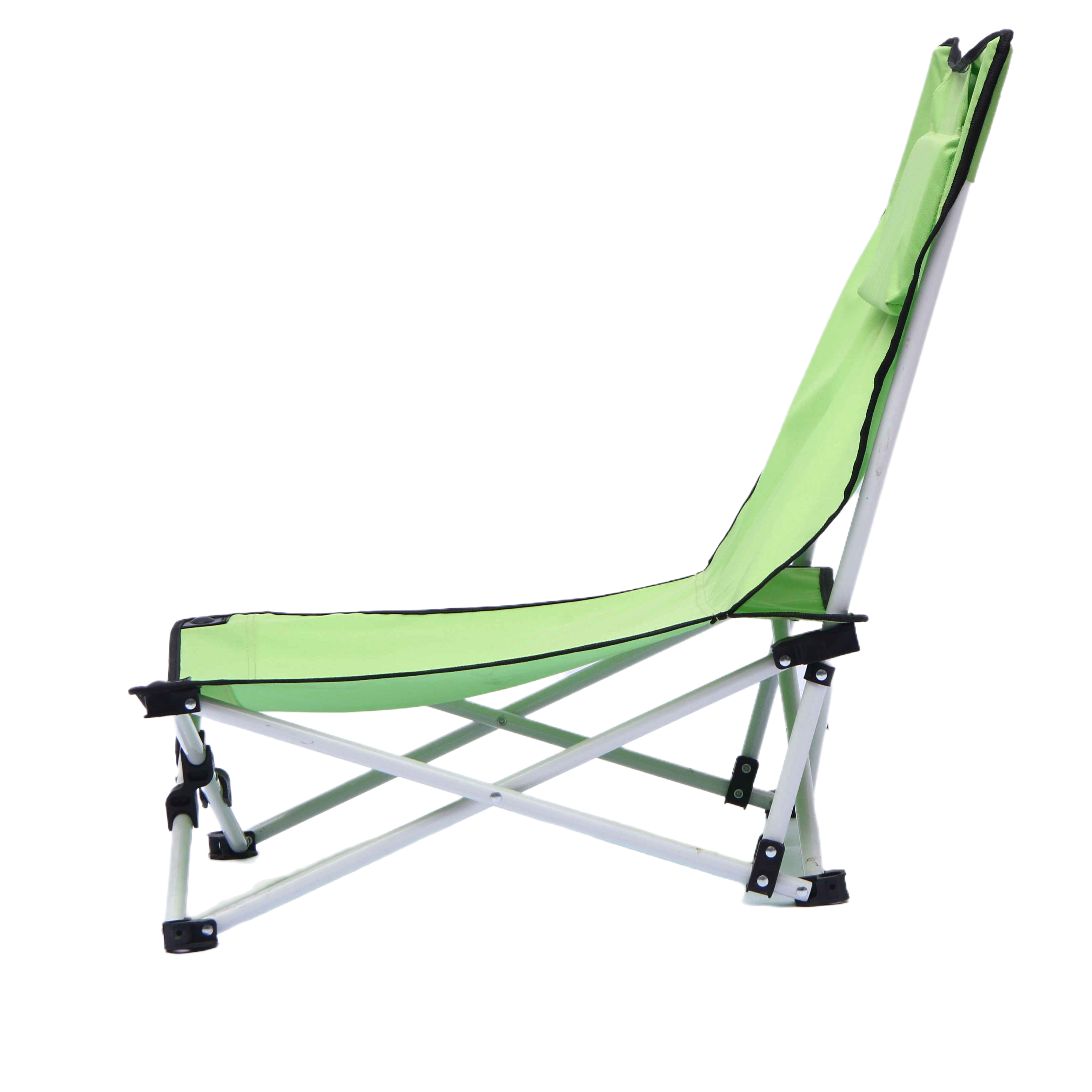 Wholesale Travelling Outdoor Leisure Chair Low Seat Adjustable Backrest Portable Camping Beach Chair