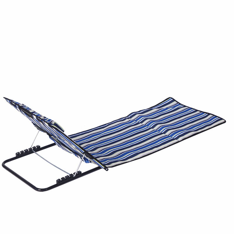 Summer wholesale cheap outdoor waterproof beach folding portable sun lounge cushion with backrest chair cushion