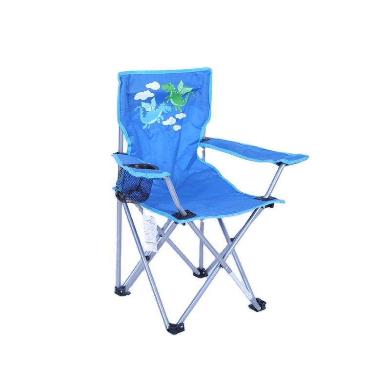 Customized Logo Portable Outdoor Kids Cartoon Folding Camping Chairs Kids Beach Chair