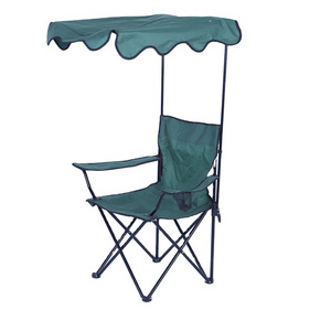 Factory wholesale Lightweight Camping Chair Outdoor Beach Lounge Chair With Sunshade Canopy