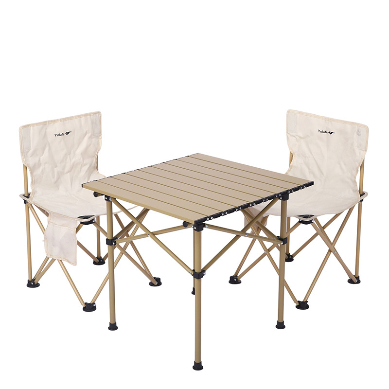 Picnic Table and Chairs  Folding Portable  Customized Outdoor Camping Picnic Stacking Table and Chairs Set