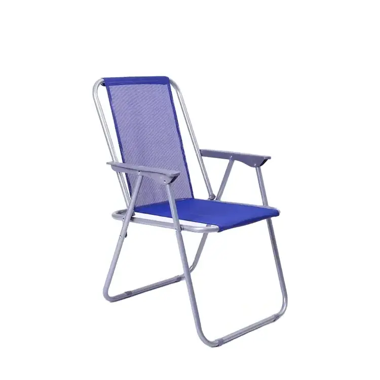 Wholesale Portable Outdoor Aluminium Beach Custom Recliner Lounge Chair Low Seat Folding Striped Beach Chair