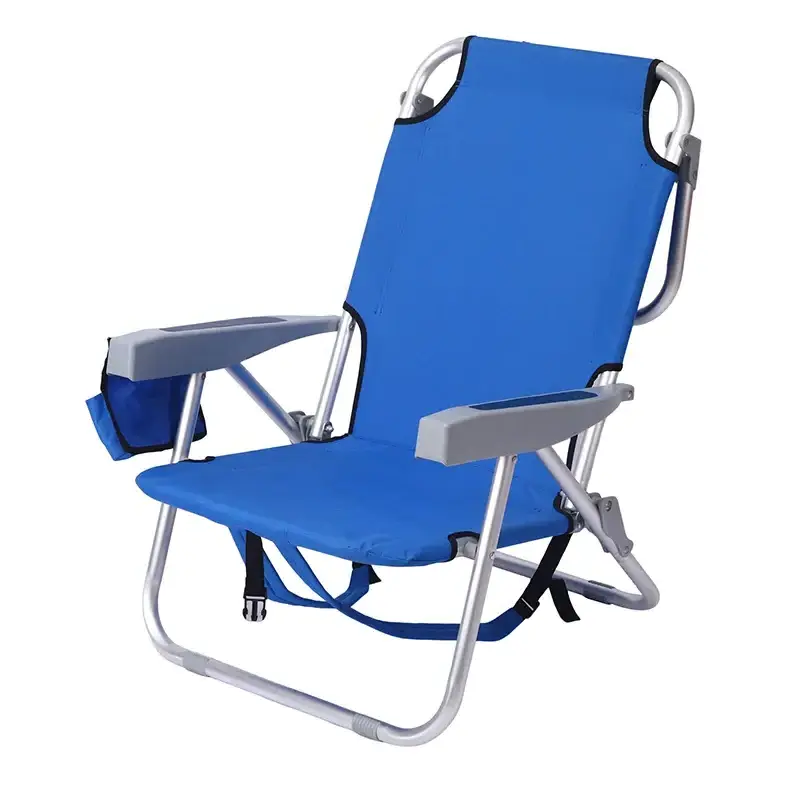 Portable Folding Outdoor Sun Lounge Aluminum Frame Camping Beach Travel Chairs