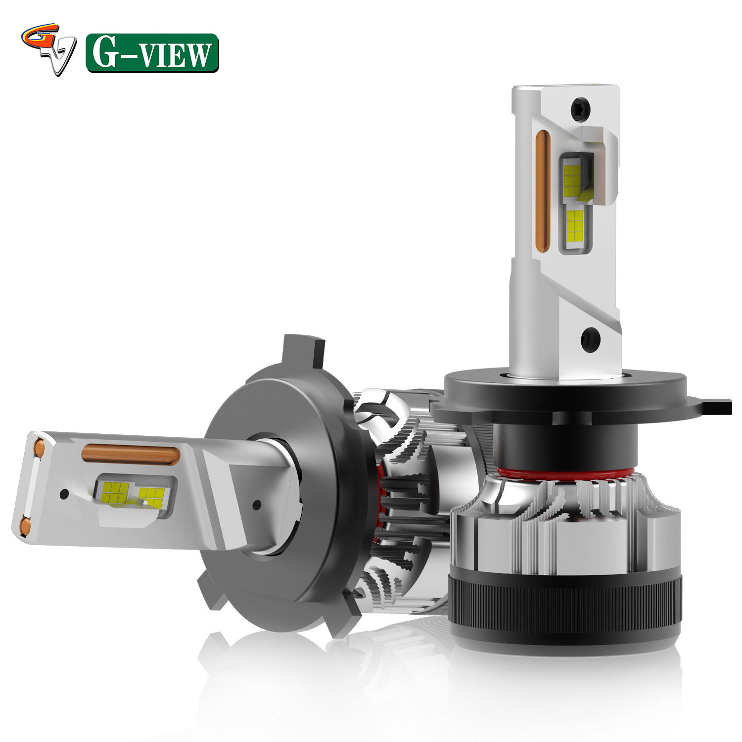 Gview 7035 CSP Chip LED Headlight H4 H11 9005 Luces LED Automotriz Luces LED Automotrizsuper Bright 30000Lm Auto LED Lamp 130W