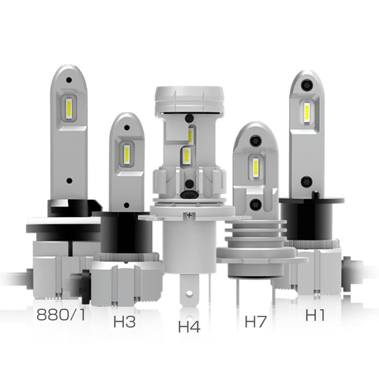 Gview LED Headlight Bulb Kit H4 LED Bulbs Mini Body Design for H4 9003 HB2 Socket 360 Lighting and Super Focused Beam