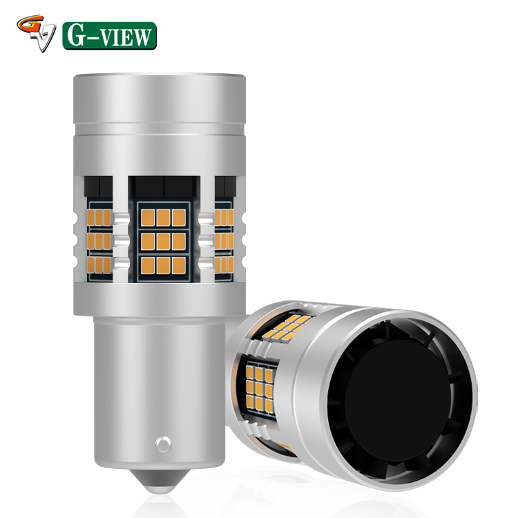 Gview Hot Sale GSC 1156 1157 27w Canbus Car LED 1600lm Error Free Auto Led Light Bulbs No Hyper Flash Signal Brake Tail LED Bulb