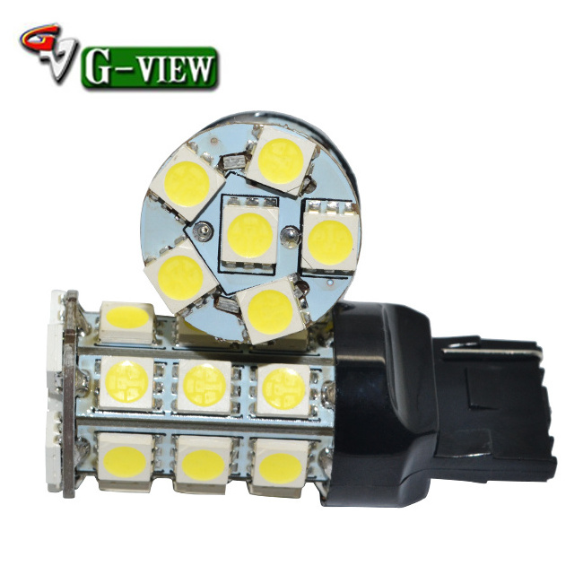 Gview Extremely Bright 7440 7443 t20 LED Bulb 27SMD 5050 Auto Stop Brake Turn Signal Back up Light