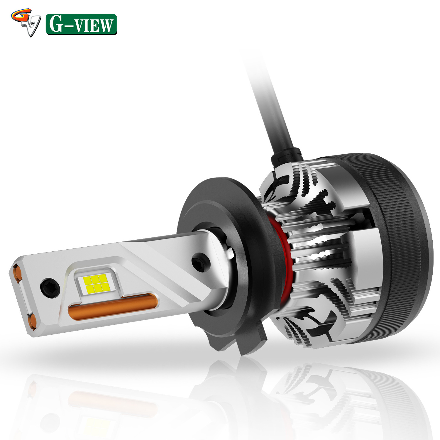 Gview Hot Sale High Power Super Canbus 55W 20000LM  Car Led H1 Headlight Bulb 9005 9006 H11 H7 Led Headlight Bulbs