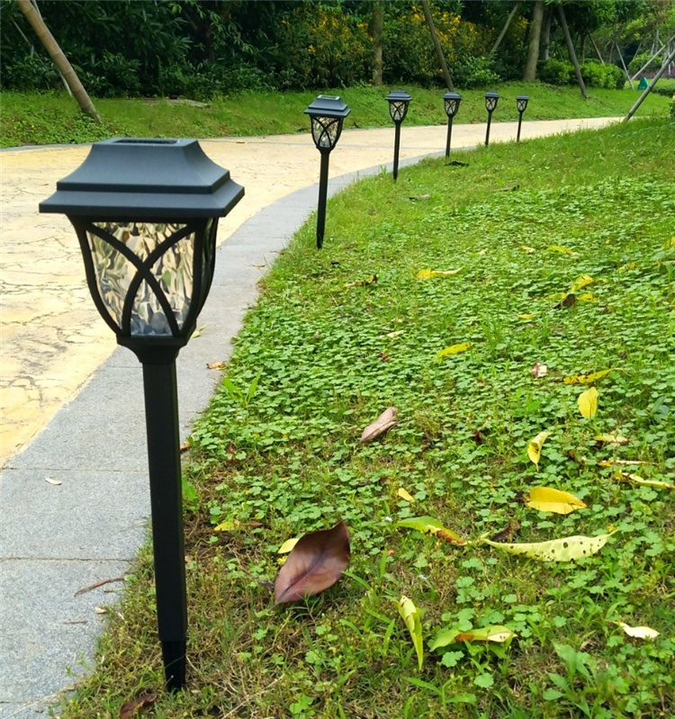 Best Selling Solar Path Lights LED Garden Stake Light Lawn Lamp for outdoor Landscape Yard Patio Hallway