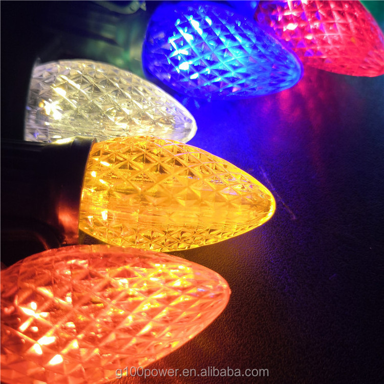 Brightness C7 LED Christmas Light Bulbs Outdoor