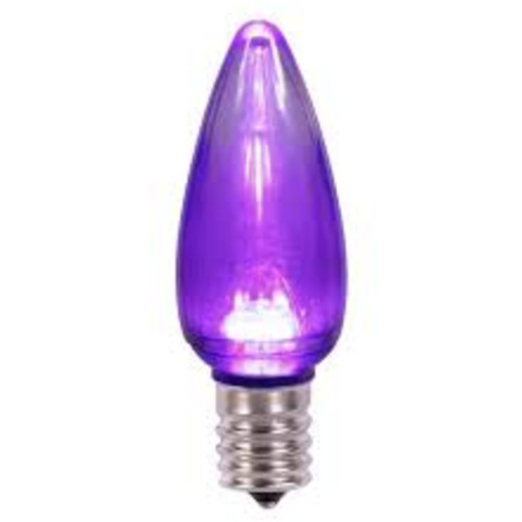 New Arrival C9 Smooth Transparent Yellow LED Bulb For Home Decorations