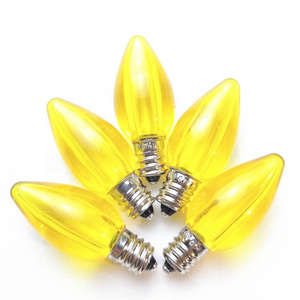 Brightest Yellow C7 Night Light Bulb E12 Candelabra Screw Base Size