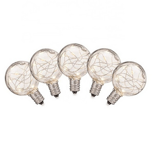 Hot Selling G40 Fairy Light LED Bulbs E12 Candelabra Base For Decorative Light String