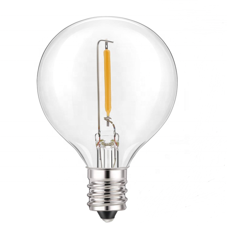 Energy Saving 1W G40 LED Replacement Bulbs Small Round lightbulb with 1 Filament COB