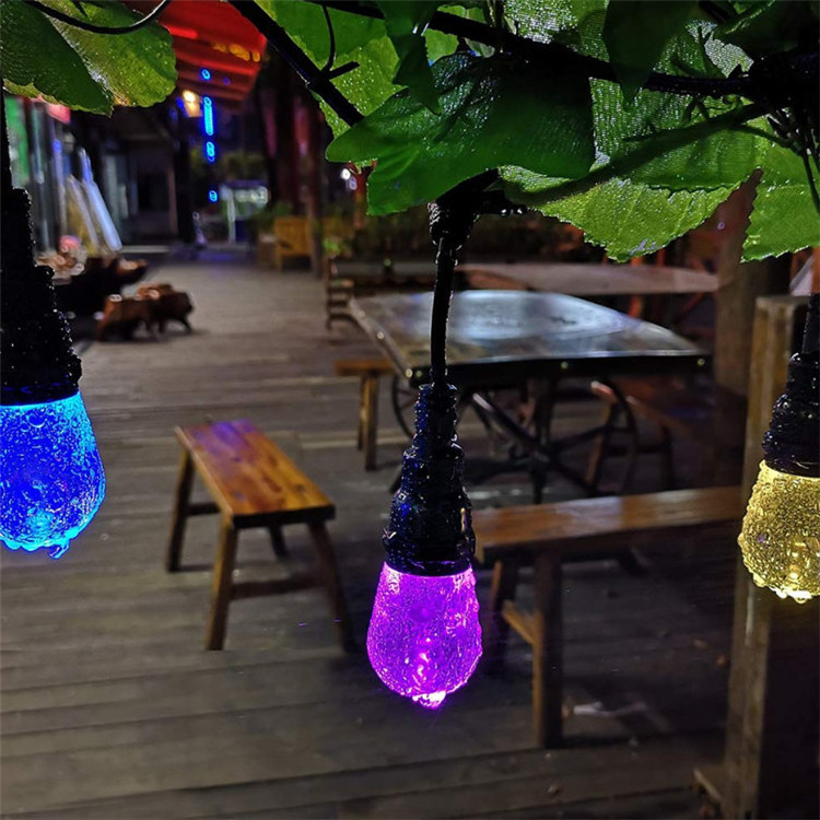 2020 New Products Color Changing LED RGB Cafe String lights with Remote Controller