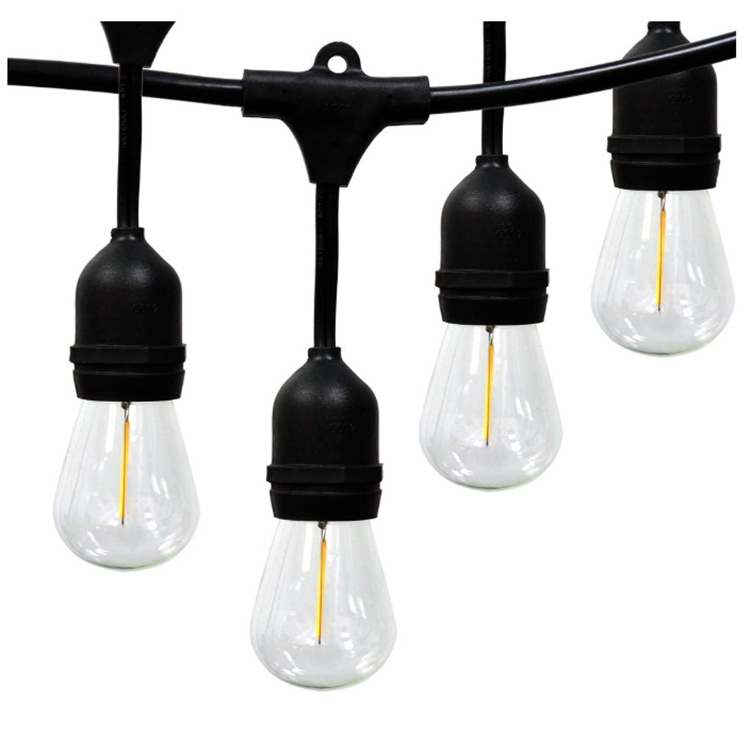 Low Energy Saving Commer Grade String lights Outdoor Edison LED S14 15 Bulbs Ideal for Wedding