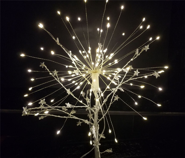 LED starry Star fairy lights Warm White Battery Operated 8 Modes with Remote