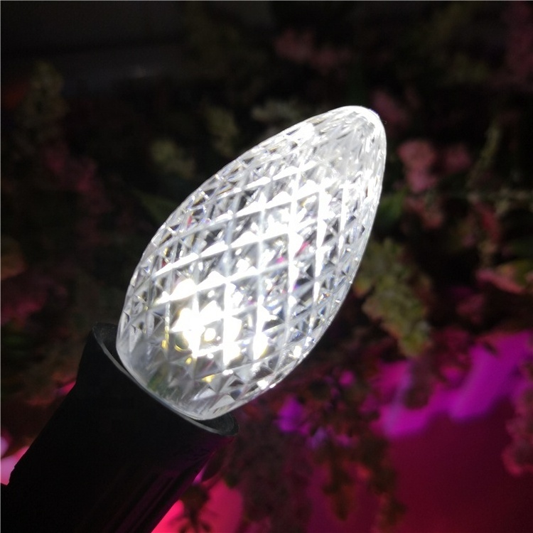 Commercial Grade LED SMD C7 Christmas Light Bulbs Red for Outdoor Projector Lighting