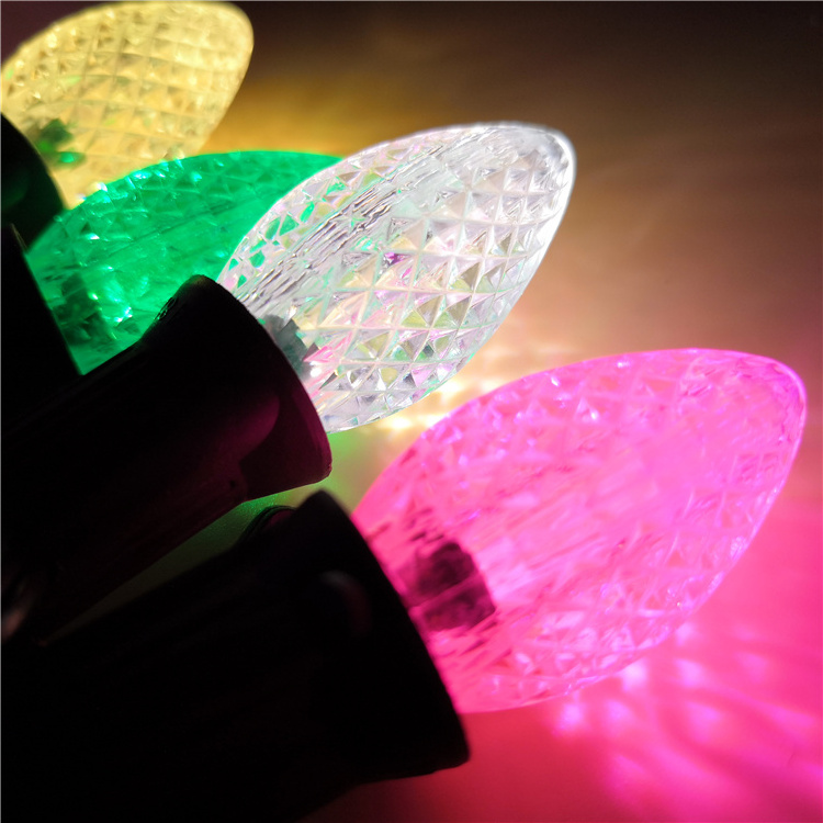 Holiday Lving Lights C7 Christmas Light LED Replacement Bulbs Multicolored