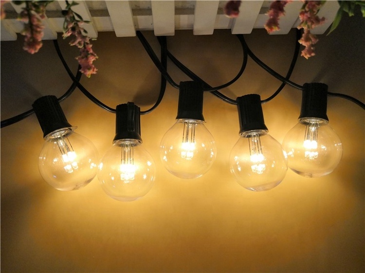 G40 G45 G50 Patio Light Party Globe Bulbs Warm White Retro Edison Lamp E12 E14 E17 Base