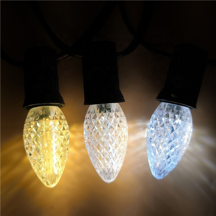 Best Holiday Lighting Decorating LED C7 Christmas Light Bulbs Replacement for House Commercial Building