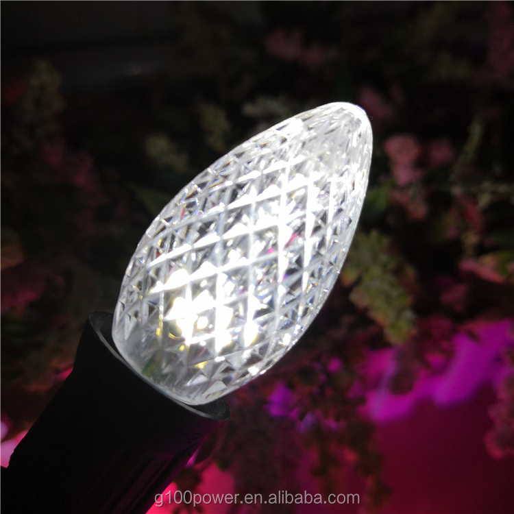 Waterproof Outdoor LED Christmas Light C7 Bulbs for Exterior Lighting Display