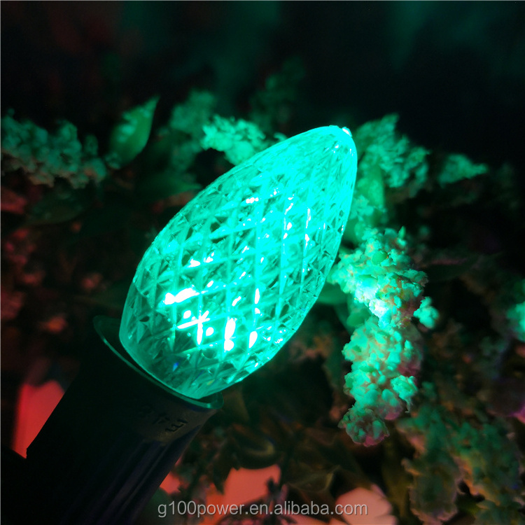 Waterproof Outdoor LED Christmas Light C7 Bulbs for Exterior Lighting Display