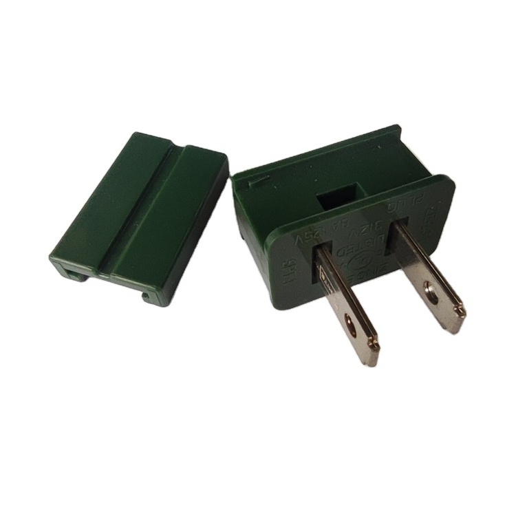 Hot Selling Outlet Female Green Slip Plug for SPT-1 Zip Cord Wire