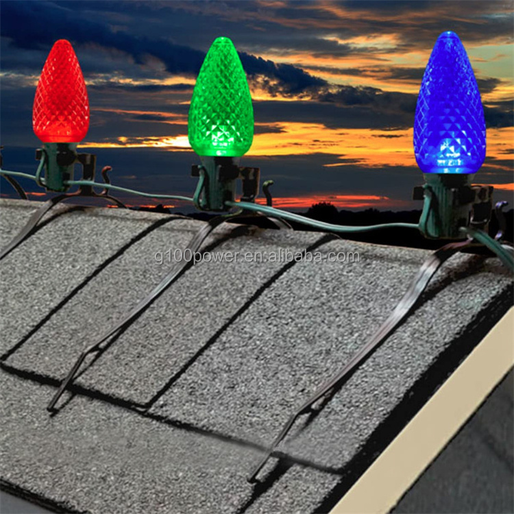 Best Plastic Roof Ridge Clips for C9 Christmas Lights