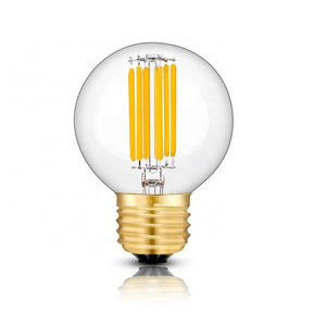 High Efficiency Full Dimmable LED Globe Light Bulb G50 Warm White 2700K 6 Watt Super Bright