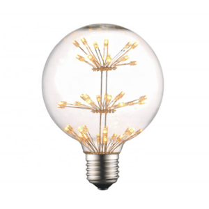 Decorative Glass Cover G30 G95 Starry LED Edison Bulb