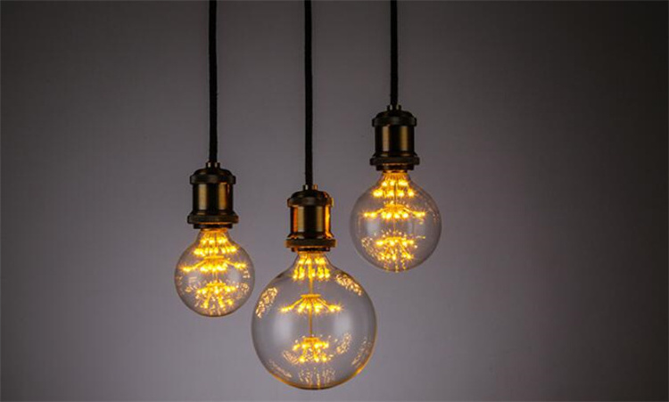 Decorative Glass Cover G30 G95 Starry LED Edison Bulb