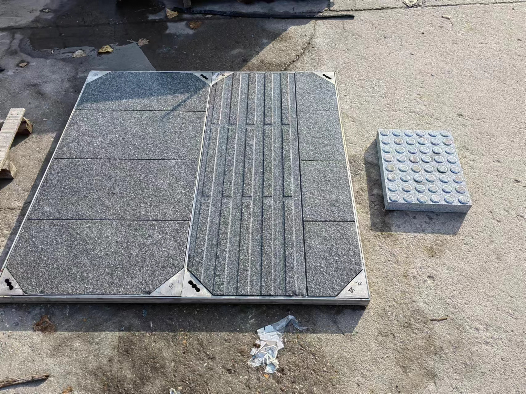 Chinese Sesame White Granite G603 Walkway Paving Blind Stone Outdoor Flooring Tile with Cheap Price