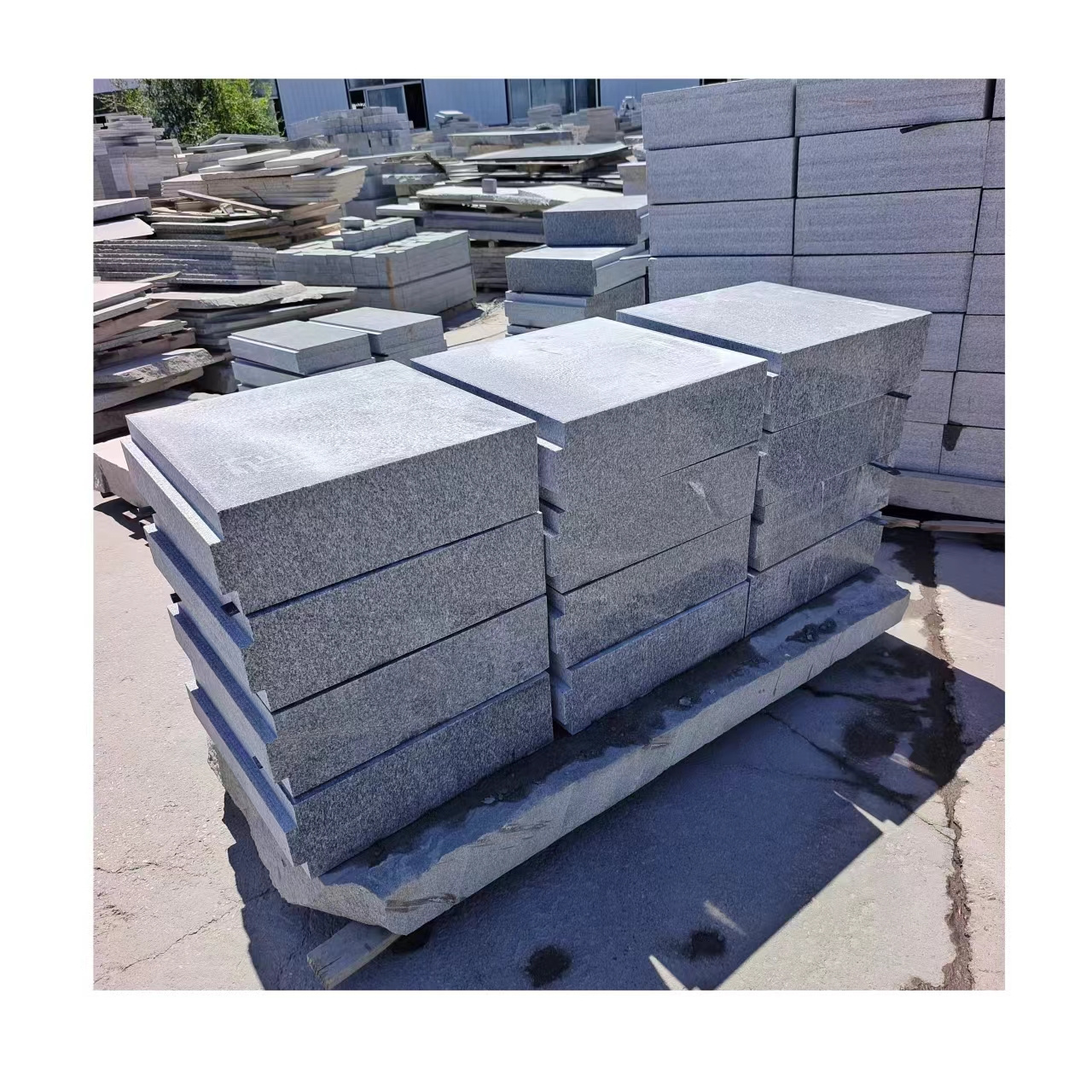 Outdoor Park Square Ground Uses Granite High Quality G343 Granite Polished Surface Treatment Granite