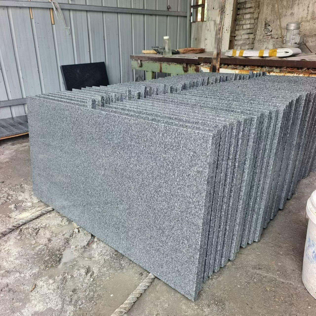 Grey granite tile slabs 2.5cm granite slab