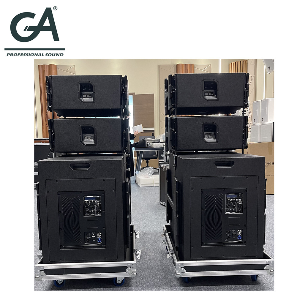 Hot Sale Sound System Active Line Array Neodymium Dj ProfessionalAudioNeodymium Church Equipment Sound Stage 3 Way Line Array