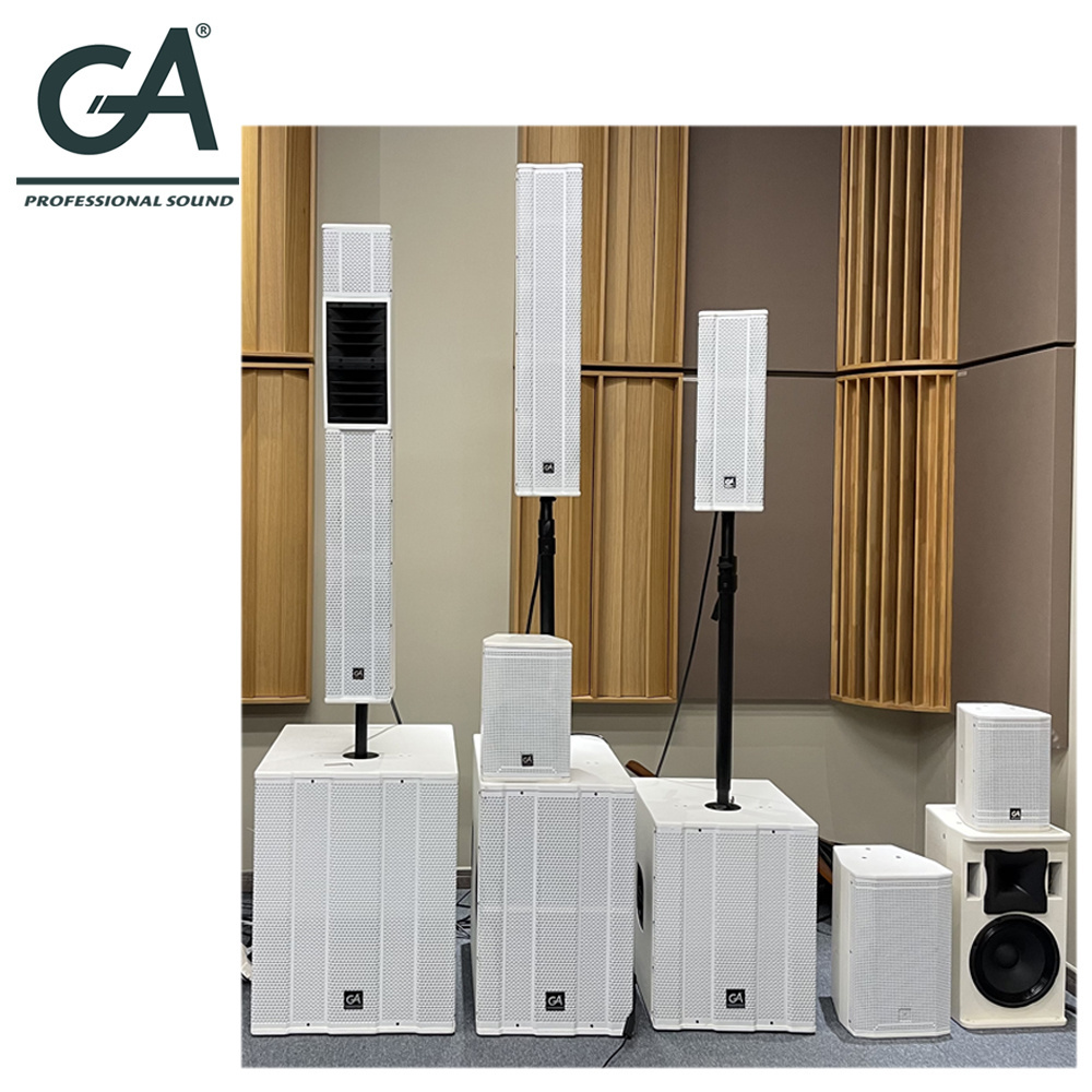 Professional audio column speaker 6 inch array speaker pa system outdoor concert sound system