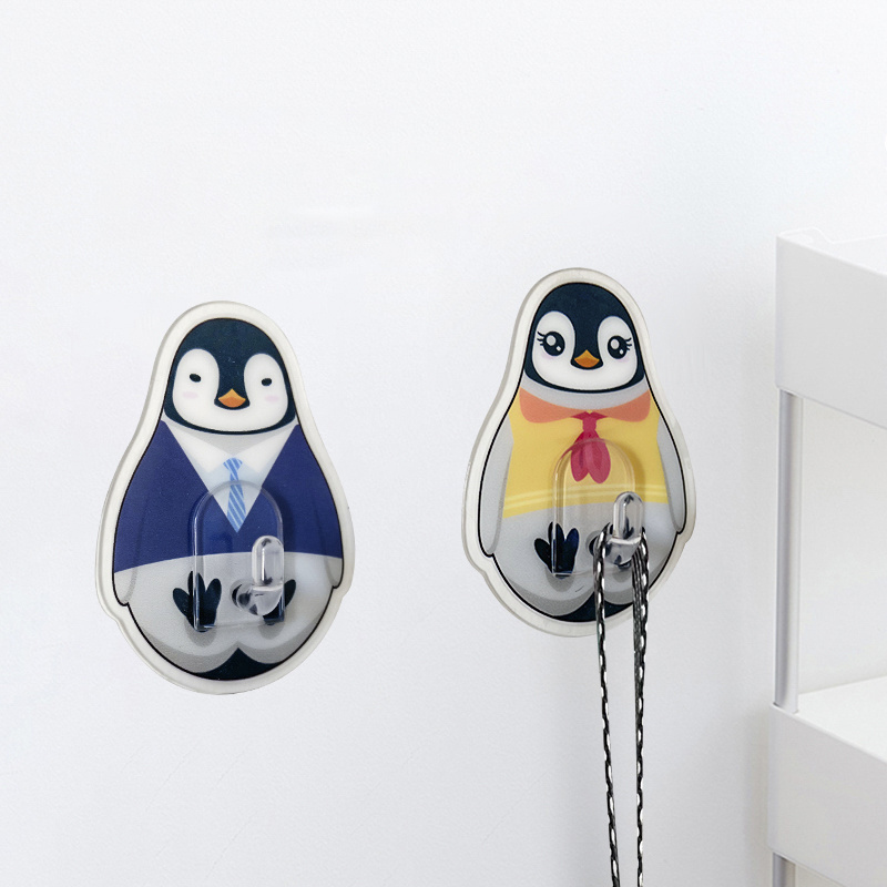 Hot Sales Adhesive Creative Funny Animal  hook Hanger Wall-mounted Umbrella & Key & Clothes Hook