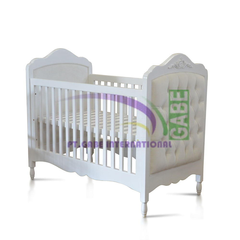 Wooden baby crib set with rocking white Colour handmade from Solid Wood chair trend best Seller in UK 2022