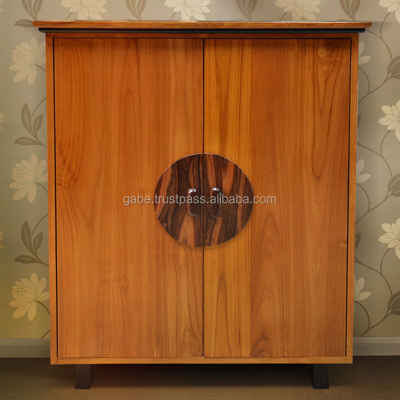 Cabinet Oriental Matahari Natural Teak Wood Furniture, Indonesian Wood Furniture Handmade