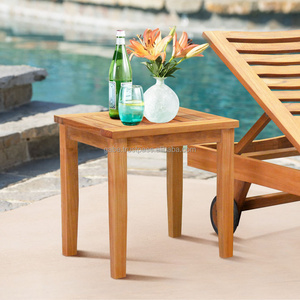 Teak Side Table for Outdoor with Teak Oil Colour Furniture