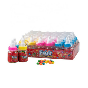 Wholesale fruit flavor pacifier shape freeze dried ingredient packaging assorted exotic chew candy import sweets slittles candy