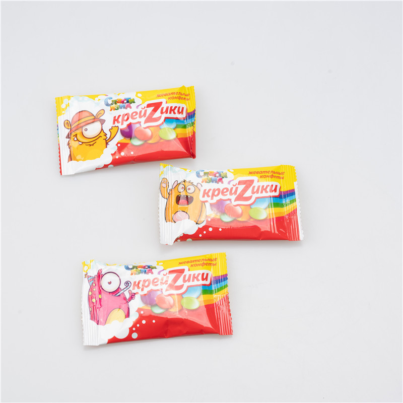 Wholesale candy factory rainbow candy Fruit chew sweets in box sour rancher gummy candy les bonbon OEM package